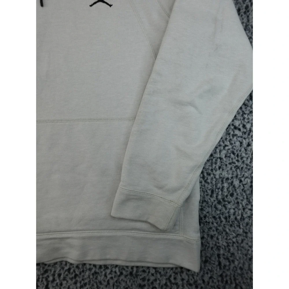 Jordan Flight Fleece Hoodie Mens Large Cream‎ Jumpman Pullover Sweatshirt